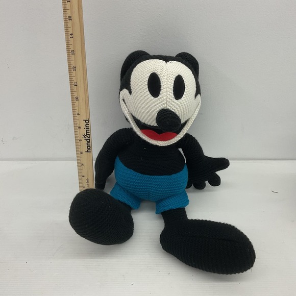Disney Parks Oswald the Rabbit Crochet Knit Plush Doll Toy - Picture 2 of 5